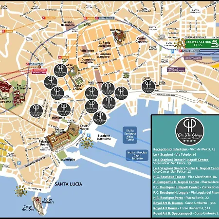 Πανσιόν Le 4 Stagioni Dante H Centro, By Clapa Group Νάπολη